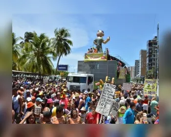 Desfile do Bloco Vulcão encerra prévias de carnaval de Maceió neste domingo