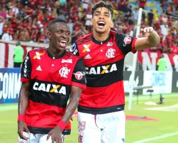 Paquetá e Vinícius Júnior comemoram 'reencontro' na Seleção Brasileira