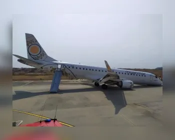Sem rodas dianteiras, avião da Embraer faz pouso de emergência em Mianmar