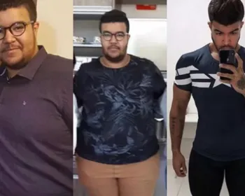 Léo Santos mostra músculos na web após perder 80kg sem cirurgia