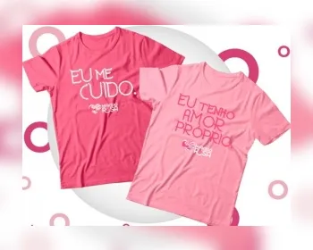 Maceió Rosa: camisetas à venda no Parque Shopping