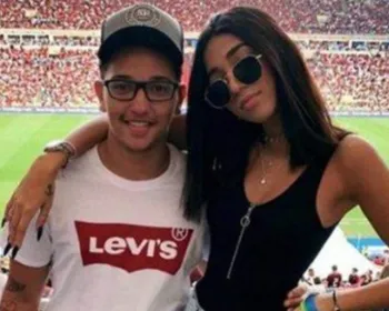 Jogador do Santos assume namoro com irmã de Gabigol nas redes sociais