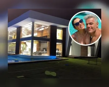 Flávia Alessandra e Otaviano Costa se hospedam em mansão com diária de R$ 14 mil
