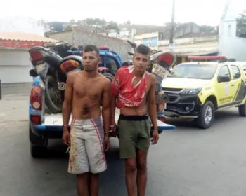 Polícia prende homens suspeitos de roubar motos em São José da Laje