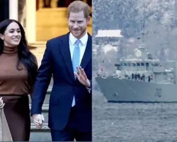 Harry e Meghan têm mansão no Canadá protegida por navio da Marinha