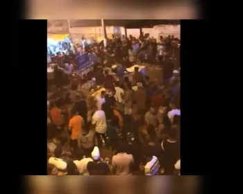 VÍDEO: Confusão durante festa no Pontal do Peba deixa quatro feridos