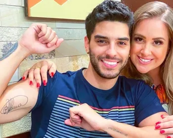 Namorado faz tatuagem com assinatura de ex-BBB Patrícia Leitte