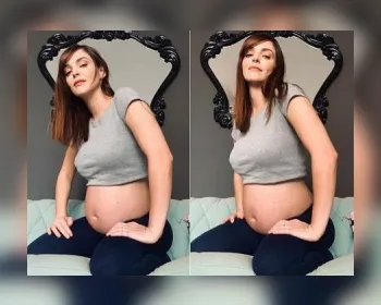 Coronavírus: Titi Müller posta foto grávida e lamenta ensaios cancelados