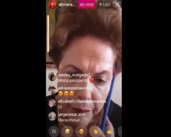 Dilma Rousseff inicia live acidentalmente no Instagram e diverte seus seguidores