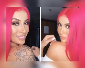 Bianca Andrade aparece de peruca rosa e é comparada a Pabllo Vittar 