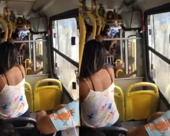 VÍDEO: Mulher é agredida e expulsa de ônibus de Salvador por não usar máscara