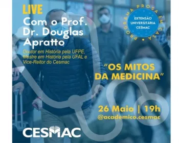 Diálogos sobre os mitos e a medicina será tema de live do Cesmac nesta terça
