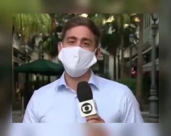 No Dia dos Namorados, repórter se declara para marido ao vivo na Globo