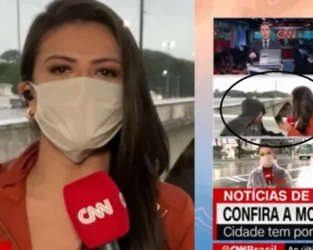 Repórter da CNN é assaltada no ar por homem com faca e perde dois celulares