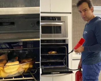 Tadeu Schmidt narra desespero com incêndio em casa ao requentar batatas