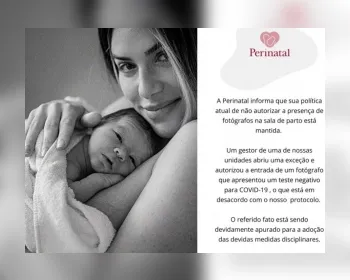 Internautas criticam fotos de Giovanna Ewbank e Bruno Gagliasso na maternidade
