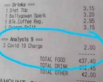 Bar gera revolta ao cobrar "taxa de Covid-19" dos clientes