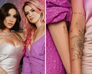 Marcela e Bianca mostram nova tatuagem juntas: 'Quem mandam são as rainhas' 