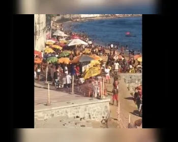 Praias voltarão a ser fechadas em Salvador após banhistas descumprirem protocolo