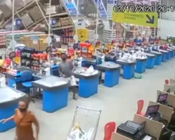 Polícia vai investigar desabamento de prateleiras em supermercado no Maranhão