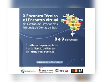 TCE/AL promove encontro de Gestão de Pessoas dos Tribunais de Contas do Brasil