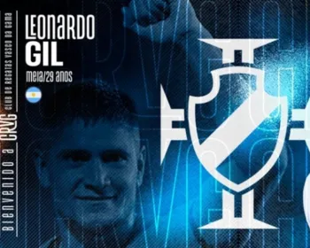 Vasco anuncia meio-campista argentino Leonardo Gil, de 29 anos