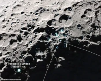 Nasa anuncia que encontrou moléculas de água na superfície da Lua 