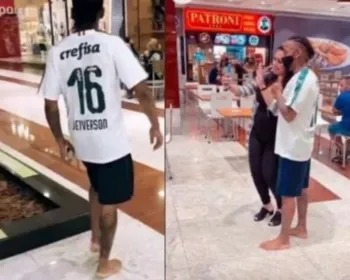 Nego do Borel chama atenção ao andar descalço em shopping no RJ