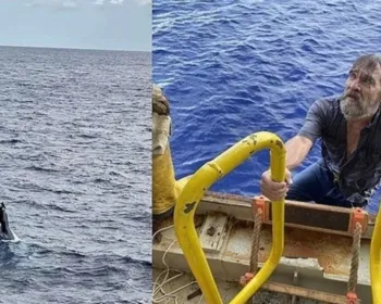 Marinheiro é encontrado agarrado a barco a 138 km da costa