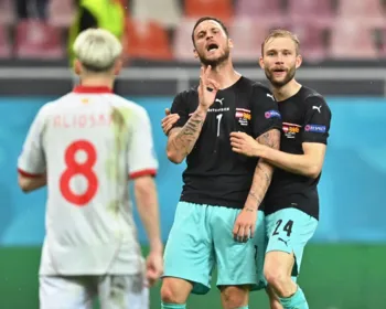 Uefa suspende Arnautovic por um jogo por ofensas contra jogador da Macedônia do Norte