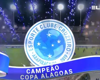 Cruzeiro-AL vence o Desportivo Aliança no Rei Pelé e conquista o título da Copa Alagoas 2022: 1x0