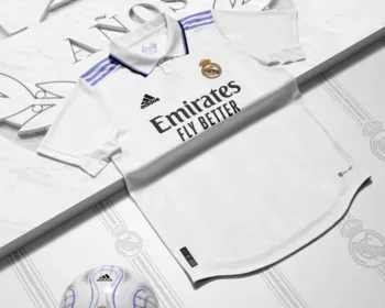 Real Madrid apresenta seu novo uniforme oficial para a temporada 2022/23