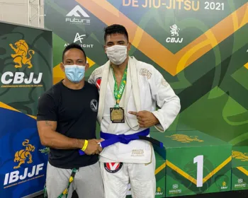 Medalha de ouro! Alagoano é campeão brasileiro de Jiu-Jitsu no Rio de Janeiro
