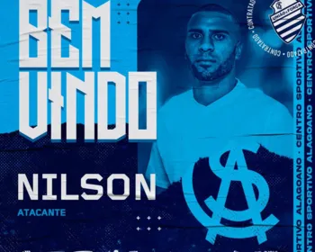 CSA anuncia a contratação do atacante Nilson, ex-Santos