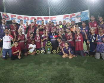 Esporte Fé leva o título de campeão municipal de Fut7 em Maceió