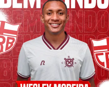 CRB: Wesley Moreira é anunciado como reforço no ataque regatiano