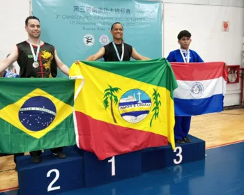 Alagoano Victor de Oliveira fatura duas medalhas no Sul-Americano de Kung Fu, na Argentina