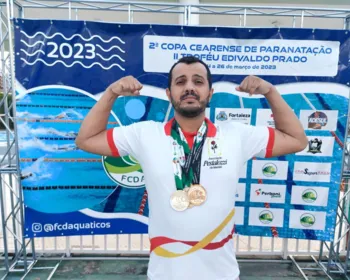 Alagoano conquista três ouros na Copa Cearense de Paranatação