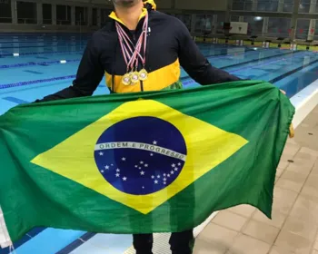 Alagoano conquista cinco medalhas no Open de Natação Paralímpica