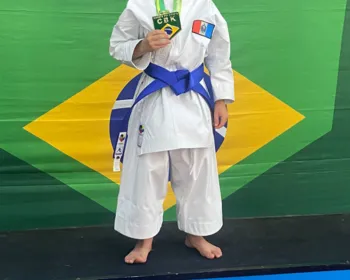Alagoano estreia com título na elite do karatê nacional