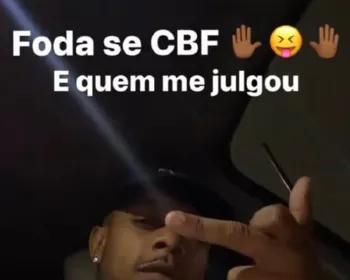 Lateral Diego Porfírio reage após ser banido pelo STJD: "F*-se CBF"