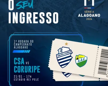 CSA divulga preços de ingressos para jogo de estreia no Alagoano 2024