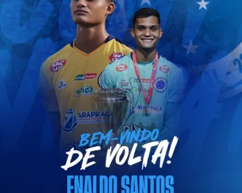 Cruzeiro anuncia a volta do goleiro Enaldo Santos
