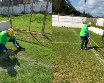 Federação Alagoana de Futebol faz vistoria no Estádio Alfredo Leahy, em Penedo