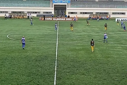 
				Chocolate! Aliança goleia o Jaciobá e vai às semifinais da Copa Alagoas: 4x0
			
			
