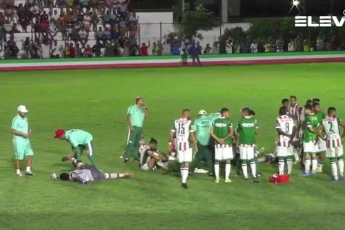 
				Cruzeiro ganha do CSE nos pênaltis e vai pegar o Desportivo Aliança na final da Copa Alagoas:5x4
			
			