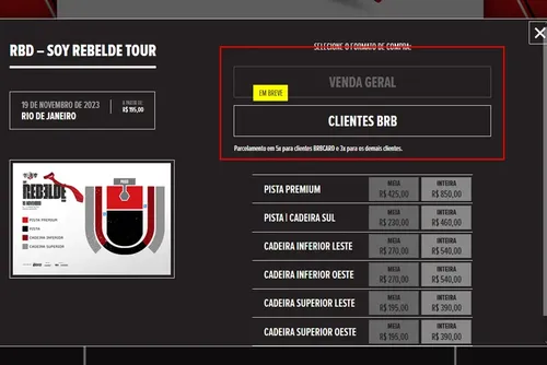 
				RBD 2023 Brasil: como comprar ingressos para RJ e SP no Eventim
			
			