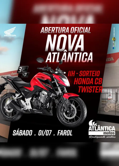 
			
				Atlântica Motos promove evento especial em abertura de nova loja
			
			
