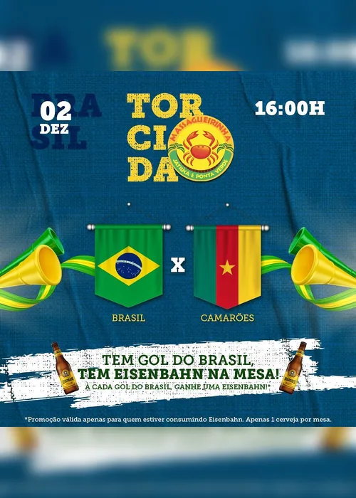 
				Confira dicas de onde assistir Brasil x Camarões em Maceió
			
			