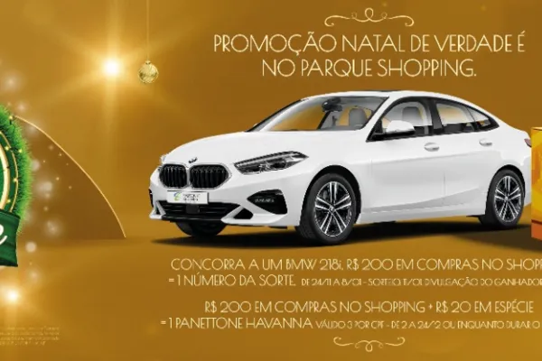 
				
					Natal do Parque Shopping sorteia BMW 0Km e presenteia clientes com Panetone Havanna
				
				